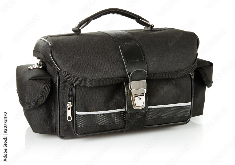 black bag with pocket isolated on white black bag with pocket isolated on white