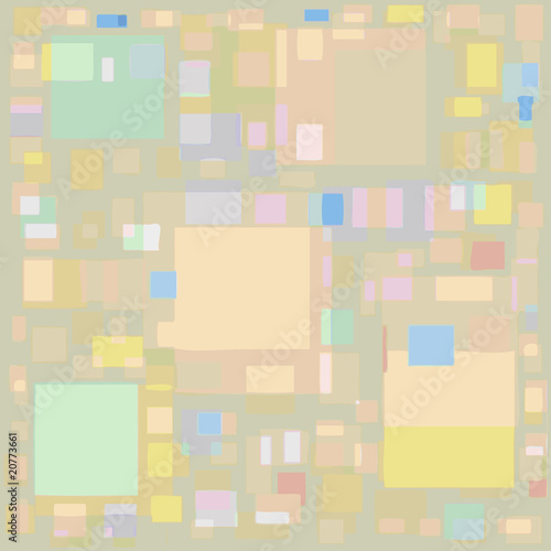 Abstract seamless pattern with pastel color rectangles