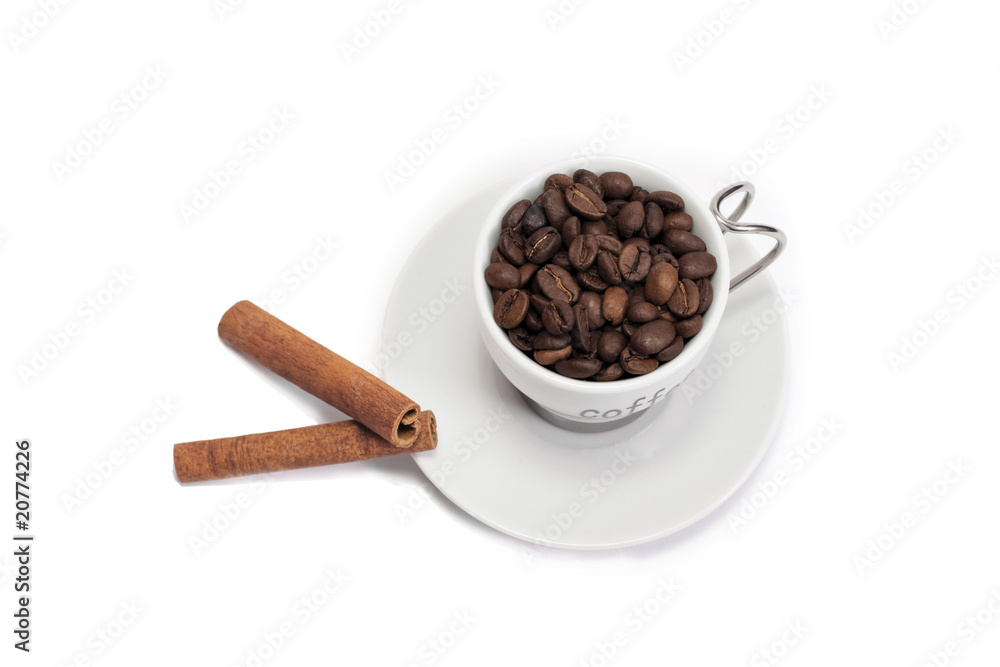 Fototapeta premium Coffee and cinnamon