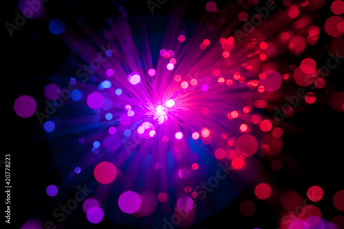 fiber optic abstract