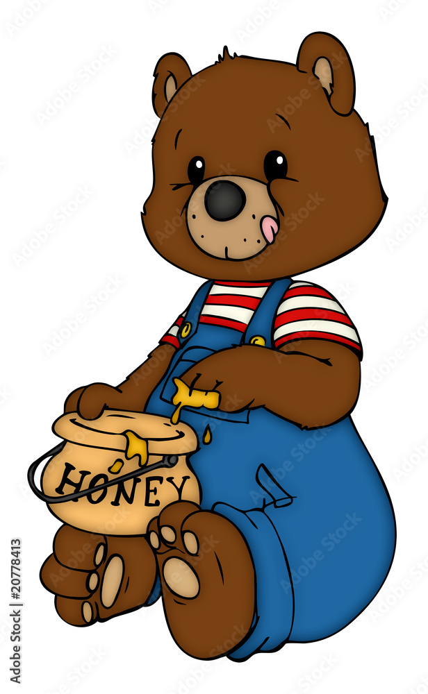 Bär, Teddy, Teddybär, Stofftier, Kuscheltier, Spielzeug Stock Illustration  | Adobe Stock