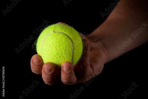 Holding On to a Tennis Ball