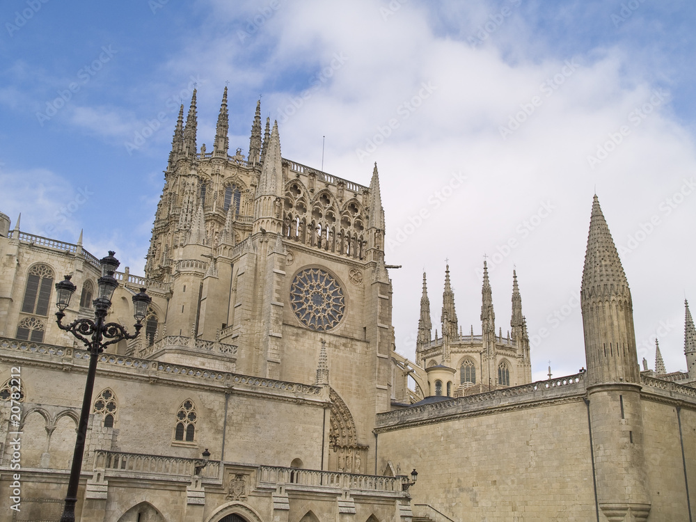 Fototapeta premium Catedral de Burgos, joya del gótico, España