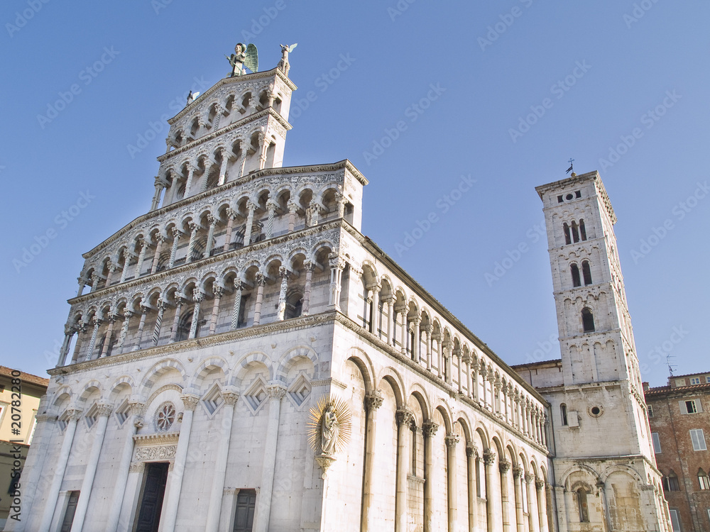 Catedral de Lucca, ciudad histórica, La Toscana,Italia