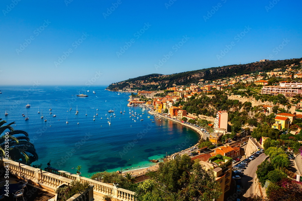 Fototapeta premium villefranche sur mer on the french riviera france cote d'azur
