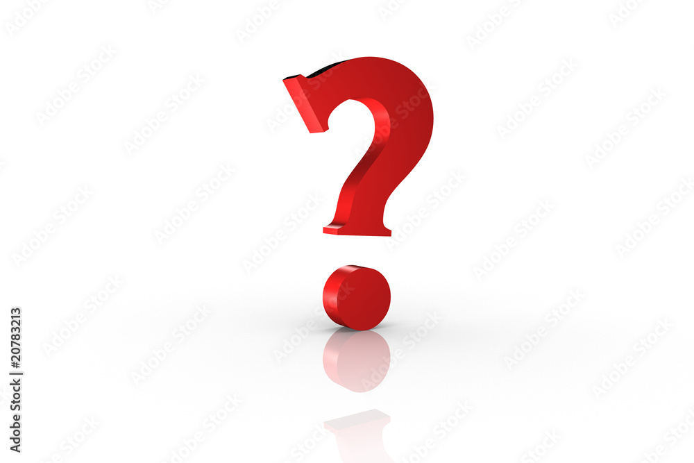 interrogativo rosso interrogativo rosso