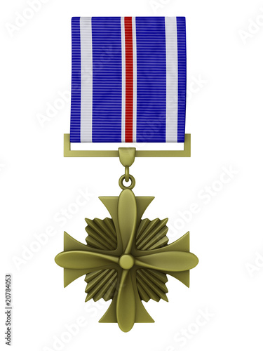3d render US Distinguished flying cross