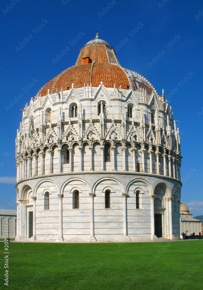 Cathedral complex in Italian city Pisa