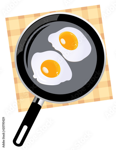 Fried eggs
