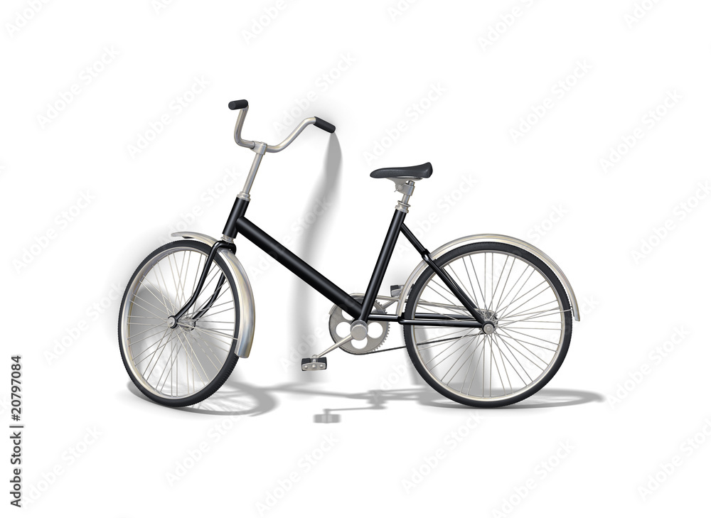 Fototapeta premium black bicycle