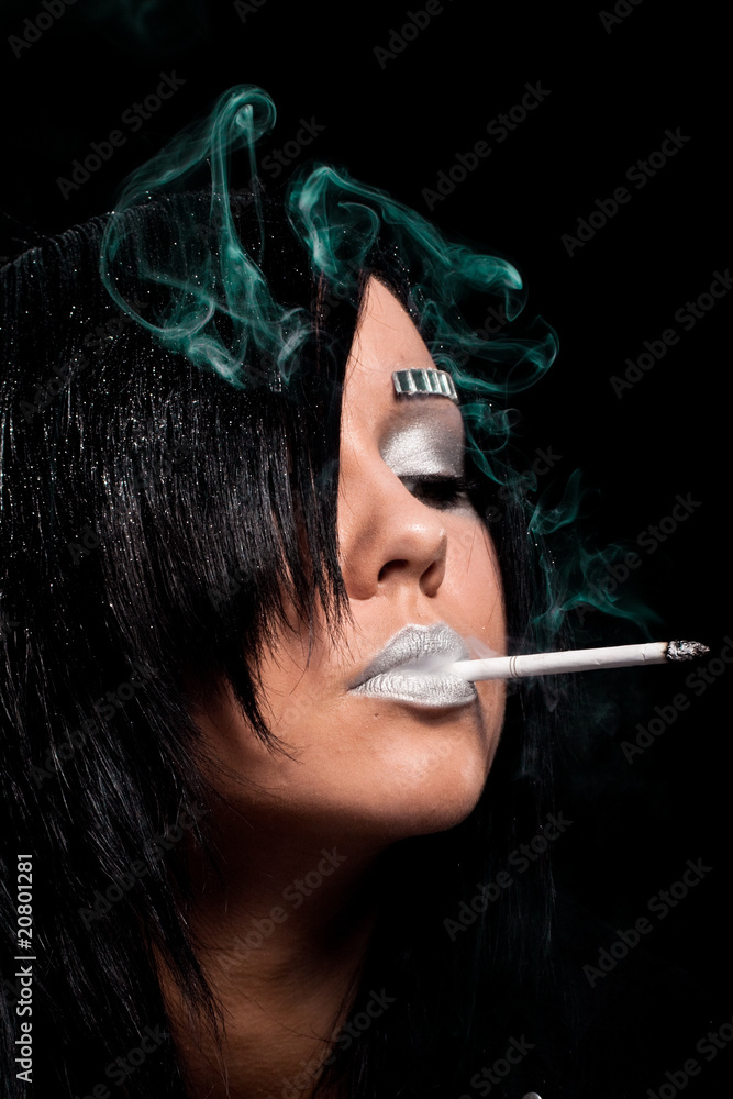 Obraz premium Portrait of disco lady