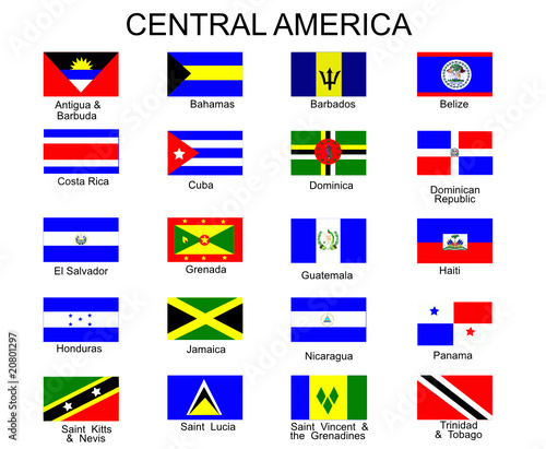 List of all flags of Central America  countries