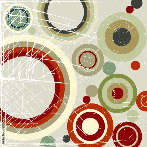 Grunge abstract background, retro colors
