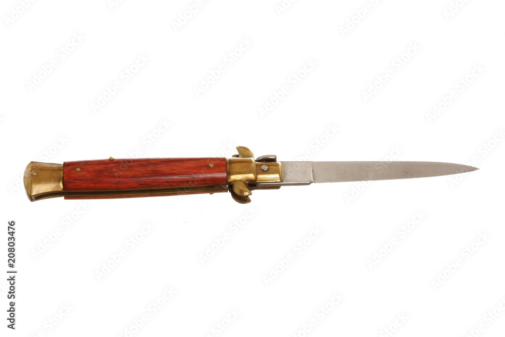 Fully Extended and Open Switchblade Fully Extended and Open Switchblade