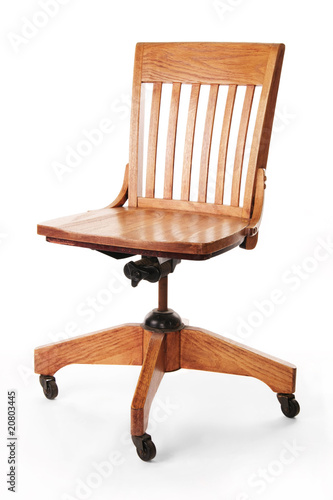 Mission Style Banker's Desk Chair