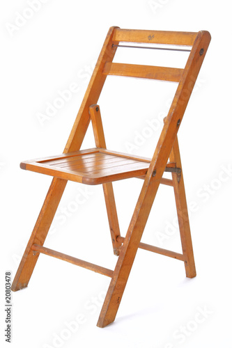 Retro Wooden Folding Chair