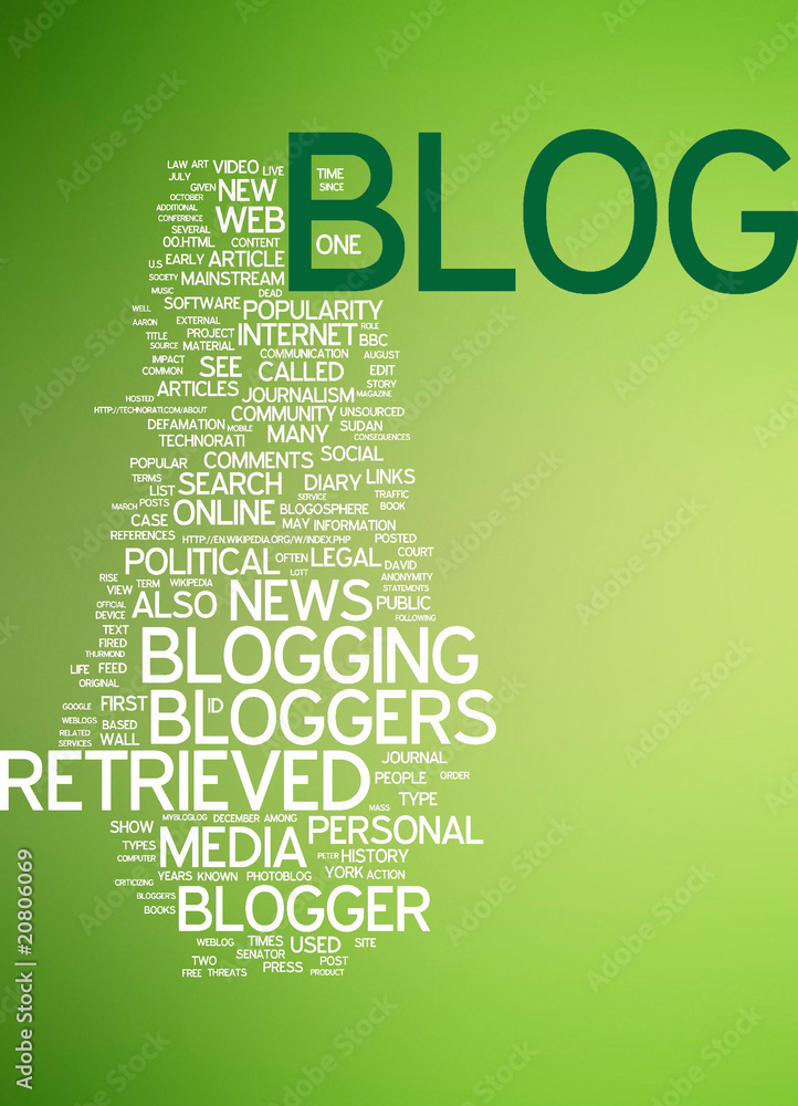 Fototapeta premium Blog / Blogger