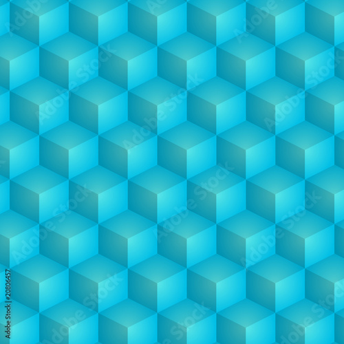 3d-blöcke blau I