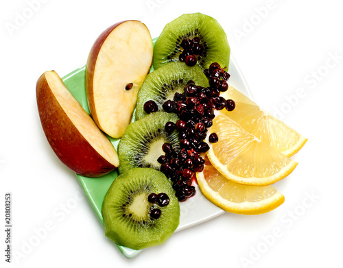 ripe fruits on a plate_02