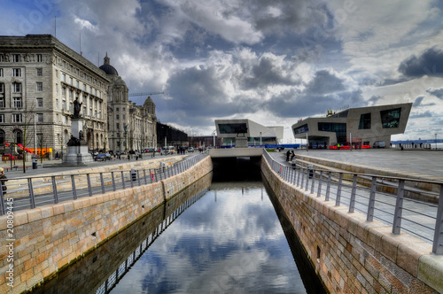 Pier Head Canal in Liverpool