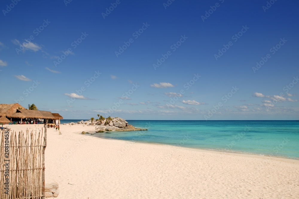 Caribbean Mexico Tulum turquoise tropical beach