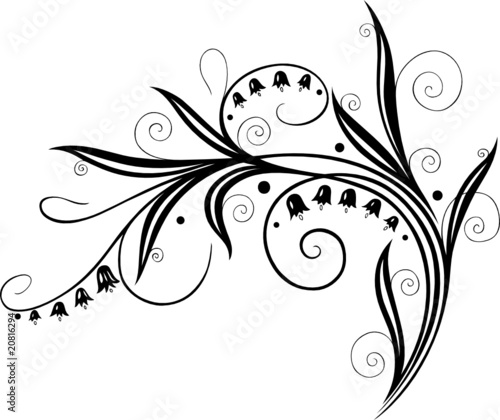 Maiglöckchen, Blumen, Blüte, Ranke, filigran, floral