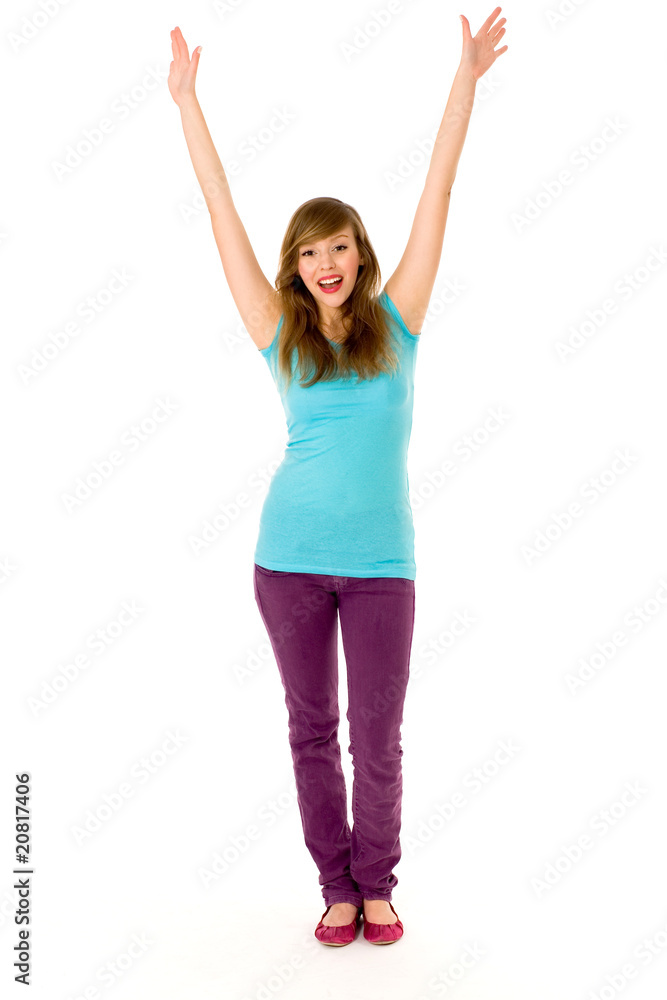 Happy young woman Happy young woman