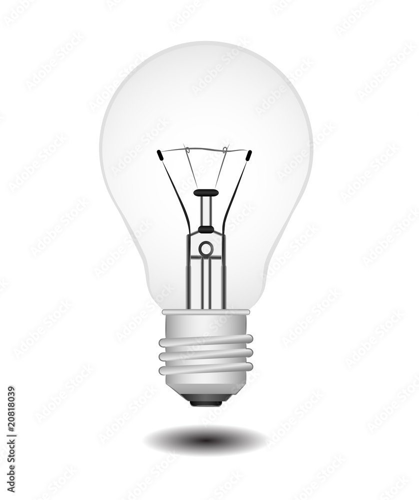 Light bulb vector illustration Light bulb vector illustration