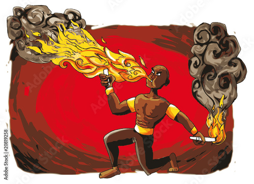 Le cracheur de feu