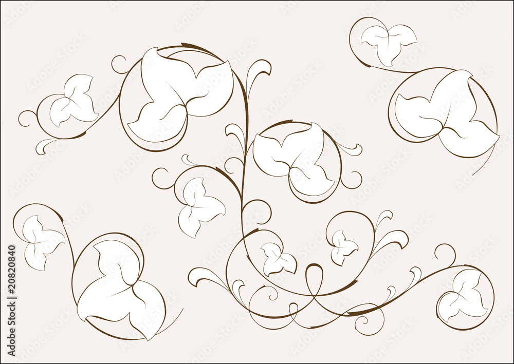 Fototapeta premium floral element