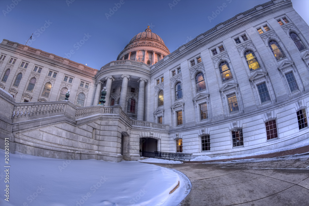 High Dynamic Range (HDR) image of Wisconsin State Capitol