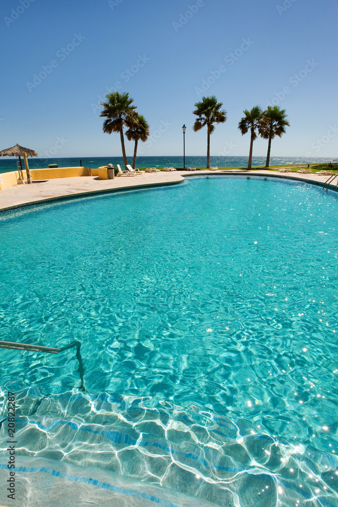 Fototapeta premium Tropical resort on Sea of Cortes, Puerto Penasco