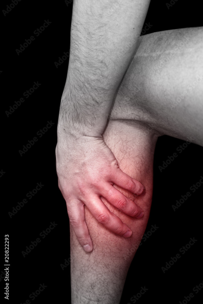 Fototapeta premium Calf pain