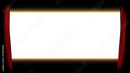 curtains animation with alpha channel