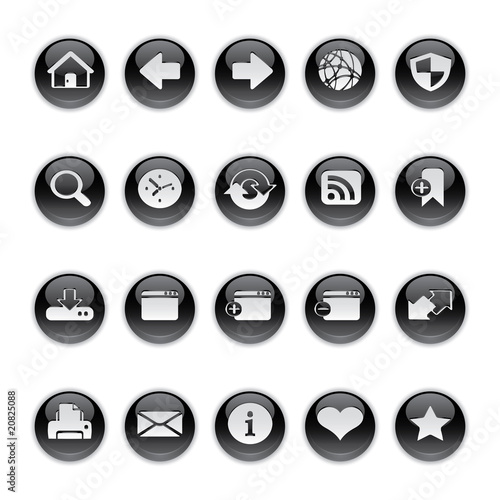 Gel icons in Black - Web and Internet Buttons. Free Download Gel icons in Black - Web and Internet Buttons. - GFXLoad