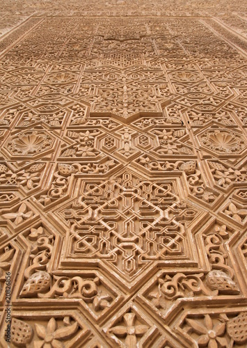 Islamic moorish detail Alhambra Granada_3