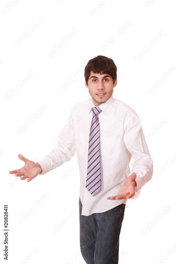 Young handsome businessman Young handsome businessman