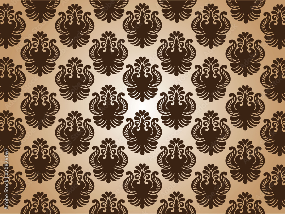 Seamless Damask wallpaper. See similar picture in my portfolio Seamless Damask wallpaper. See similar picture in my portfolio