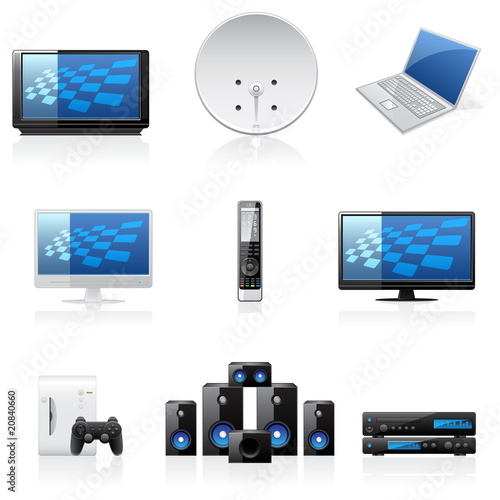 Vector household icons