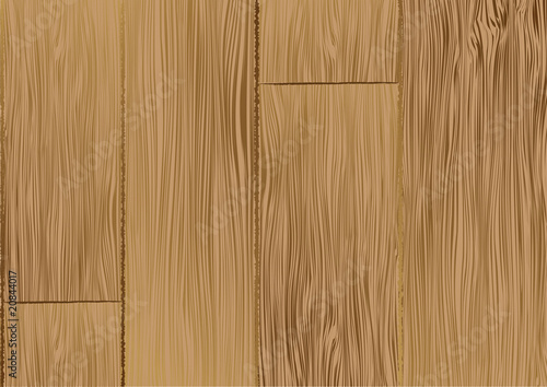 Brown wooden texture. Vector background.