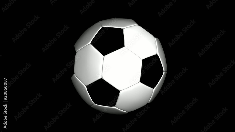 Fussball springend Fussball springend
