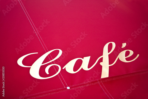 Canvas Print Café en ville