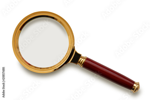 Magnifying glass.