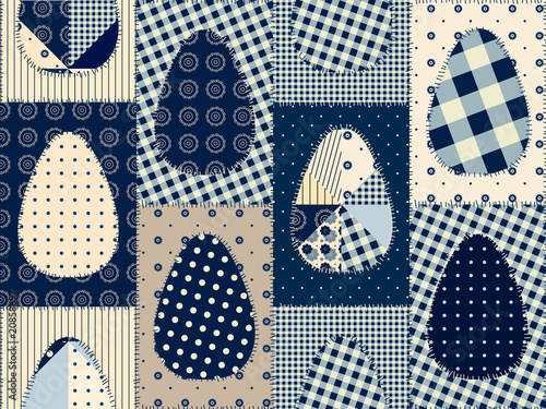 easter seamless background