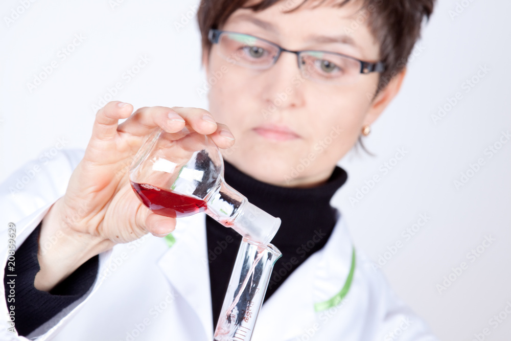 Scientist Experimenting