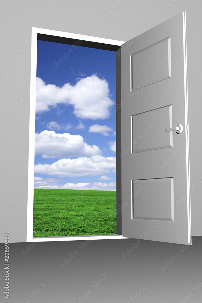Door to bright new world Door to bright new world