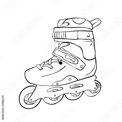 Roller skate sketch