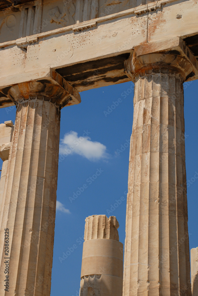 Parthenon Athen Detail