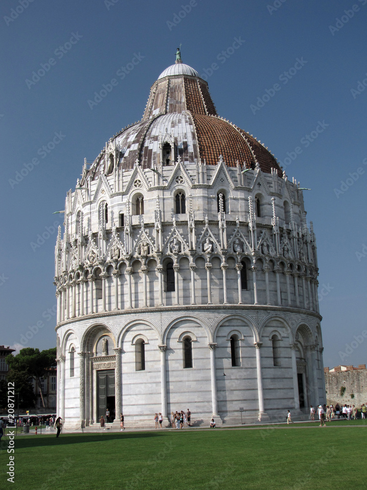 Pisa - Baptistery at the Field of Miracles Italy