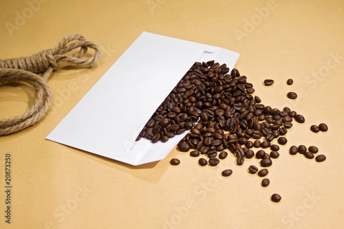 Coffee from envelope photo